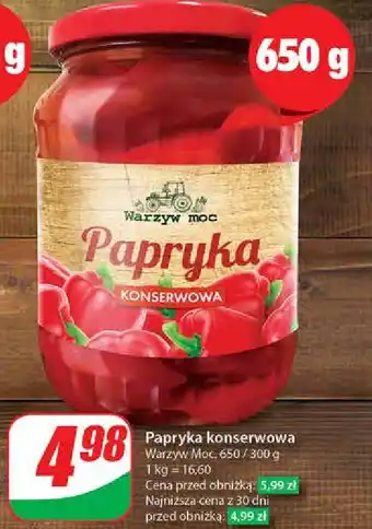 Dino Papryka konserwowa Warzyw Moc oferta