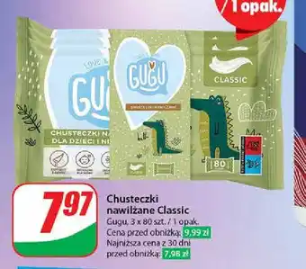 Dino Chusteczki nawilżane love & care Gugu Classic oferta