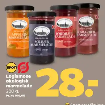 Netto Løgismose økologisk marmelade oferta