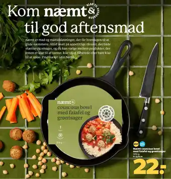 Netto Næmt couscous bowl med falafel og grøntsager oferta