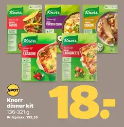 Netto Knorr dinner kit oferta