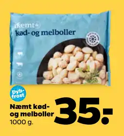 Netto Næmt kød- og melboller oferta