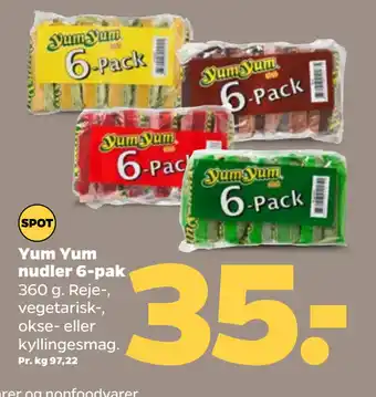 Netto Yum Yum nudler 6-pak oferta