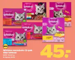 Netto Whiskas menuboks 12-pak eller tørkost oferta