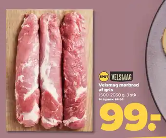 Netto Velsmag mørbrad af gris oferta