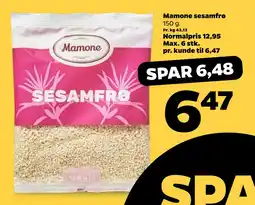 Netto Mamone sesamfrø oferta