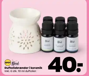 Netto Duftoliebrænder i keramik oferta