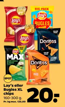 Netto Lay’s eller Bugles XL chips oferta