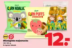 Netto Økologiske majssnacks oferta