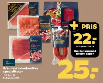 Netto Premieur udenlandske specialiteter oferta