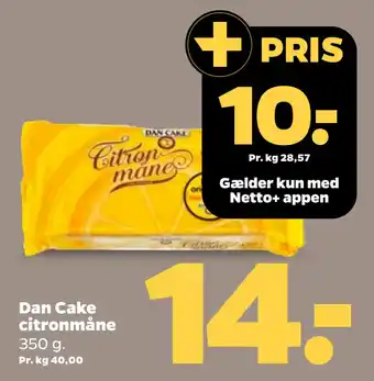 Netto Dan Cake citronmåne oferta