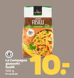 Netto La Campagna glutenfri fusilli oferta