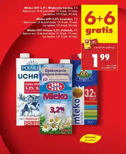 Biedronka Mleko uchate 3.2% Polmlek oferta