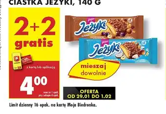 Biedronka Ciastka kokos Jeżyki oferta