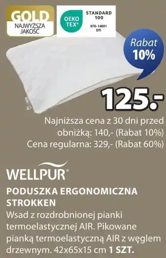 JYSK Poduszka ergonomiczna Wellpur oferta