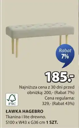 JYSK Ławka oferta