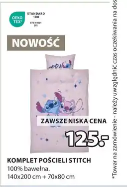 JYSK Komplet pościeli Stitch oferta