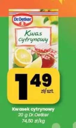 EMMA market Kwasek cytrynowy Dr.Oetker oferta