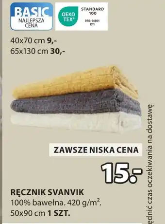 JYSK Ręcznik TEX oferta