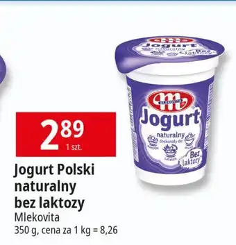 E.Leclerc Jogurt naturalny bez laktozy Mlekovita jogurt polski oferta