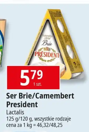 E.Leclerc Ser pleśniowy camembert naturalny President oferta