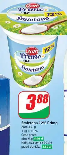 Dino Śmietana 12 % Zott primo oferta