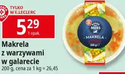 E.Leclerc Makrela z warzywami w galarecie Wiodąca marka ronde des mers oferta