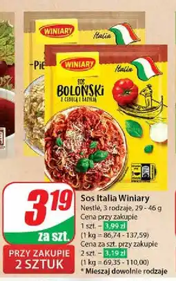 Dino Sos do makaronu serowo-pieczarkowy Winiary italia oferta