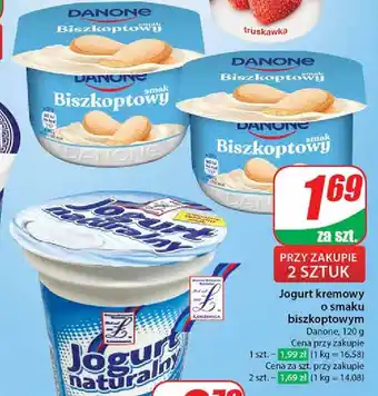 Dino Jogurt biszkoptowy Danone kremowy oferta