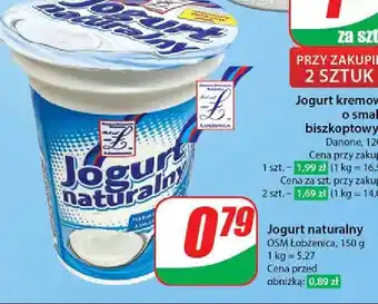 Dino Jogurt naturalny Osm łobżenica oferta