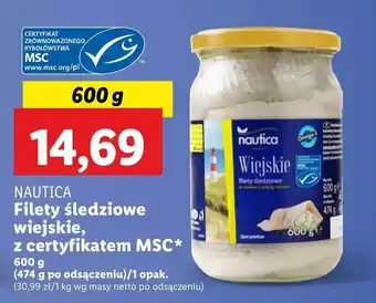 Lidl Filety śledziowe Nautica oferta