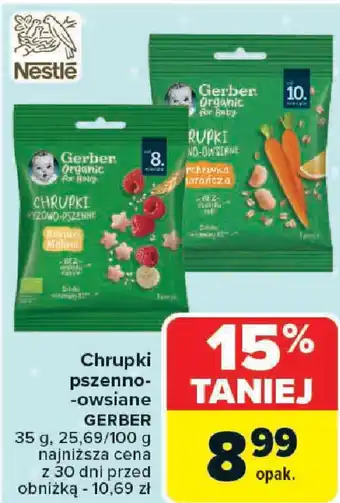 Carrefour Chrupki pszenno-owsiane GERBER oferta