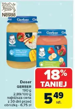 Carrefour Deser GERBER oferta