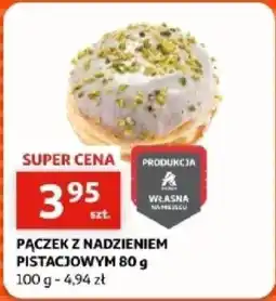 Auchan Pączek z nadzieniem pistacjowym oferta