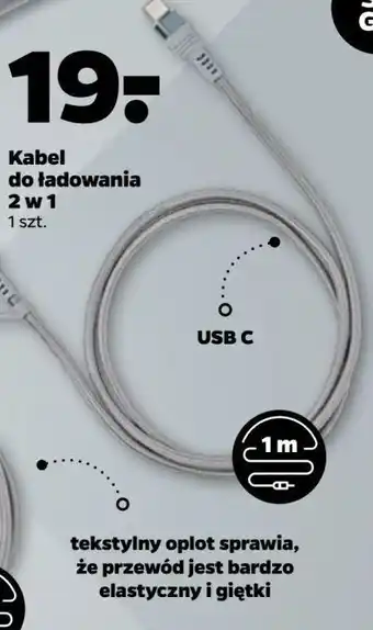 Netto Kabel do ładowania 2w1 oferta