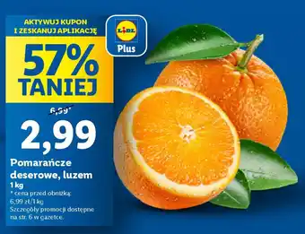 Lidl Pomarańcze deserowe, luzem oferta