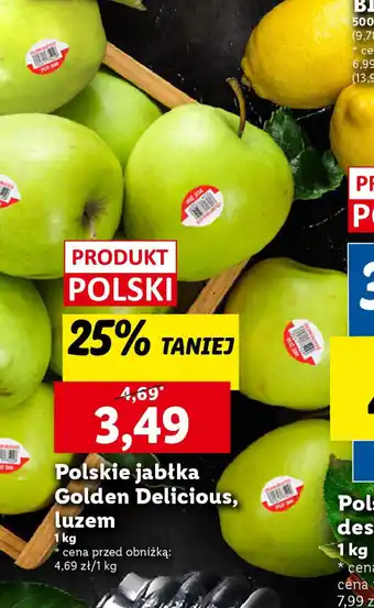 Lidl Polskie jabłka Golden Delicious, luzem oferta