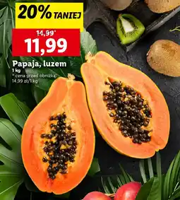 Lidl Papaja, luzem oferta