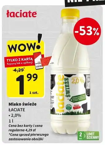 Intermarche Mleko 2% Łaciate oferta