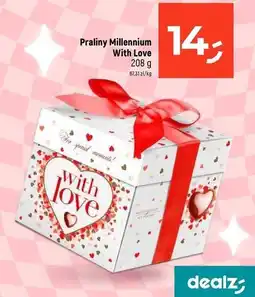 Dealz Czekoladki w pudełku z kokardką Millennium with love oferta