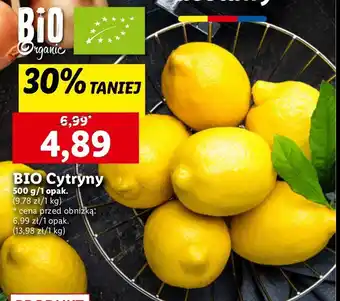 Lidl Cytryny bio oferta