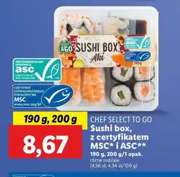 Lidl Sushibox aki Select & go oferta