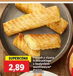 Lidl Paluch francuski z budyniem waniliowym Cukiernia lidla oferta