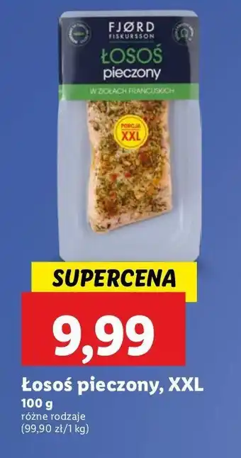 Lidl Łosoś pieczony w ziołach francuskich Fjord fiskursson oferta