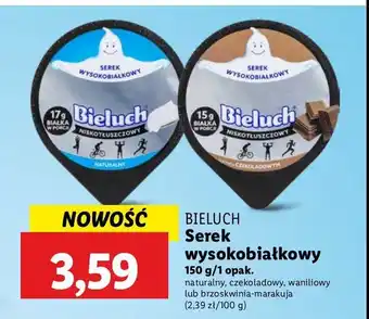 Lidl Serek wysokobiałkowy brzoskwinia- marakuja Bieluch oferta