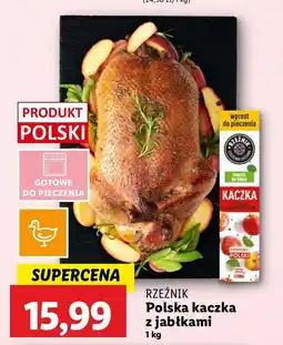 Lidl Kaczka faszerowana jabłkami w przyprawach Rzeźnik codzienna dostawa oferta