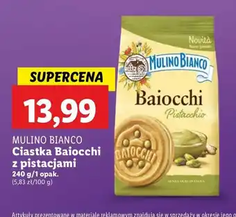 Lidl Ciastka baiocchi pistacjowe Mulino bianco oferta