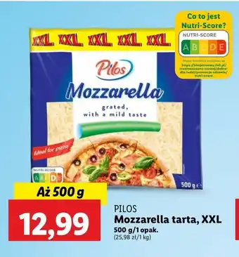 Lidl Ser mozzarella tarty Pilos oferta