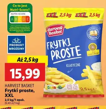 Lidl Frytki proste Harvest basket Harvest basket1 oferta