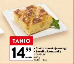 Intermarche Ciasto z marakują i mango Cukiernia szabelski oferta